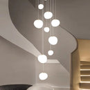 Axyaa Staircase Chandeliers Pendant Light Lamps, Modern Home Decor LED Lights for Living Room