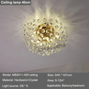 Axyaa Sunflower Crystal Chandelier LED Pendant Lighting for Living Room Kitchen Island