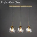Axyaa Glass Ball LED Pendant Chandelier for Modern Home Decor