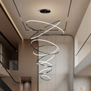 Axyaa Nordic Indoor Lighting: Stair Chandelier, Living Room Bedroom Pendant Lights, Ceiling Light
