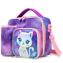 Axyaa Cute Style Lunch Bag for Students and Teens with Large Capacity