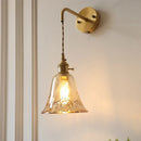 Elegant Vintage Brass Socket Wall Sconce by Axyaa for Bedroom Hotel Dining Room