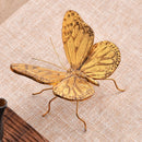 Axya Golden Butterfly and Dragonfly Metal Animal Sculpture Figurines