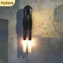 Axyaa Japanese Style Metal Wall Lamp for Living Room, Bedroom, Hotel & Staircase