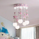 Axyaa Modern Minimalist Kids Room Pendant Light for High-end Bedroom Decor