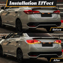 Axyaa Tail Lamps for Toyota Vios 2018-2023 LED Running Reverse Turn Signal Brake Lights