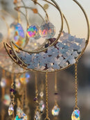 Axyaa Prism Sun Catcher Wind Chimes Moon Rainbow Maker Garden Home Decor Gift