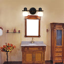 Axyaa Glass Wall Sconce Retro Lamp for Bathroom, Bedroom, or Barber Shop