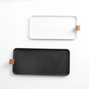 Axya Nordic Jewelry Tray with Black & White Disk Setting, Stylish Home Decor Tray
