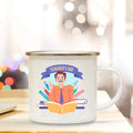 Axyaa Teacher's Day Enamel Handle Coffee Cup - Appreciation Gift for Educators