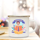 Axyaa Teacher's Day Enamel Handle Coffee Cup - Appreciation Gift for Educators