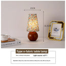 Axyaa Retro Floral LED Table Lamp for Bedroom and Living Room Decor