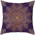 Axyaa Mandala Print Square Pillowcase - Home Decor Cushion Cover