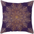 Axyaa Mandala Print Square Pillowcase for Home Decor and Sofa Cushions