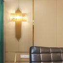 Axyaa Nordic Crystal Wall Lamp: Modern Luxury Designer Lighting for Hotel, Villa, and Living Room