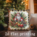 Axyaa Christmas Theme Pillow Covers Set for Sofa, Bedroom, Car- Decorative Cushion Cover