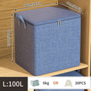 Axyaa Large Capacity Non-woven Quilt Storage Bag, Waterproof Organizer for Duvet and Blankets