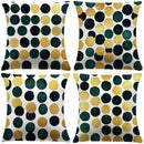 Axyaa Polka Dots Pattern Throw Pillow Cover - Sofa, Bedroom, Car Decor