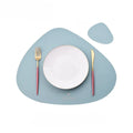 Axyaa Faux Leather Placemat Coaster Set Kitchen Accessories Place Mats