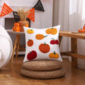 Axyaa Pumpkin Embroidered Halloween Cotton Pillowcase Cojines Sofa Throw Cover