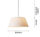 Axyaa Fabric Hanging Chandelier for Bedroom Dining Living Room