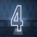 Light-Up Neon Number Signs by Axyaa with Dimmer - USB Powered