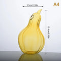 Axyaa Pomegranate Pumpkin Vase Glass Crafts Room Decor