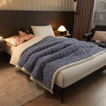 Axyaa Three-Layer Plush Blanket: Thick, Warm, & Versatile