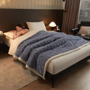 Axyaa Three-Layer Plush Blanket: Thick, Warm, & Versatile