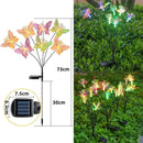 Axyaa Solar Butterfly Fiber Optic Lawn Light - Waterproof Outdoor Garden Decoration