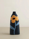 Axyaa Morandi Ceramic Vase for Creative Living Room Decor