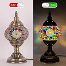Axyaa Handmade Glass Mosaic Table Light for Home and Hospitality Settings
