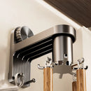Axyaa Rotating Kitchen Hooks Suction Cup Utensil Storage Rack