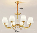 Axyaa Luxury Crystal Chandelier Pendant Light for Living and Dining Room