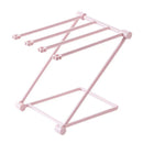 Axyaa Vertical Rag Storage Rack Towel Drying Rod | Countertop Kitchen Cup Shelf