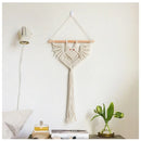 Nordic Bat Macrame Tapestry Dream Catcher for Bedroom Wall Decor by Axyaa