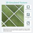 Axyaa Decorative 3D Tile Sticker Peel Stick Backsplash Kitchen Wall Panel Waterproof