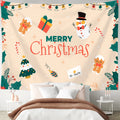 Axyaa Christmas Tapestry: Festive Holiday Party Decoration for Home Living Room Bed