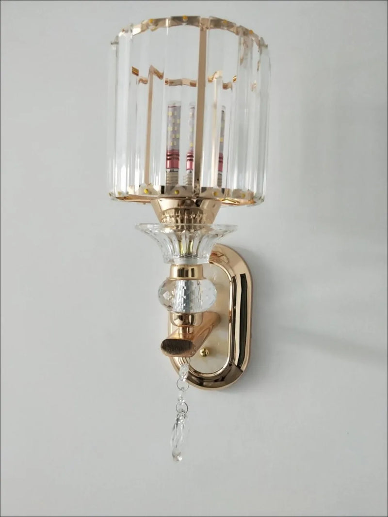 Axyaa Modern Glass Wall Light for Bedroom and Living Room