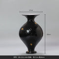 Axyaa Handmade Ceramic Vase Ginger Jar - Decorative Flower Pot for Home Accessories