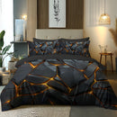 Luxurious Snake Print Duvet Cover Set - Axyaa Bedding Essentials