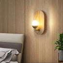 Axyaa Wooden LED Wall Lamp: Minimalist Nordic Decor for Home Illuminations