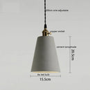 Axyaa Yellow Cave LED Pendant Light: Modern Nordic Copper Socket Hanglamp