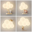 Axyaa Cloud Wall Lamps Cream Style Cartoon Kids Bedroom Lighting Fixtures