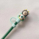 Axyaa Silicone Straw Cap: Dust Proof, Leak Proof, Cute Cover for 7-8mm Straws