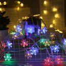Fairy Light Snowflake LED String Light - Axyaa Christmas Decoration