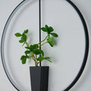 Axyaa Aluminium Ring Wall Lamp 3000K White Black Sconce for Home Decor