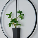 Axyaa Aluminium Ring Wall Lamp 3000K White Black Sconce for Home Deco