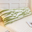 Axyaa Rabbit Plush Extended Pillowcase Milk Plush Strip Flannel Pillowcase