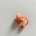 Axyaa Bear Silicone Straw Cap for Tumbler Decoration, 1 PC